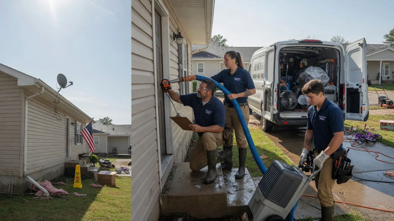 Ceiling Water Damage Restoration in Leckrone, PA near me